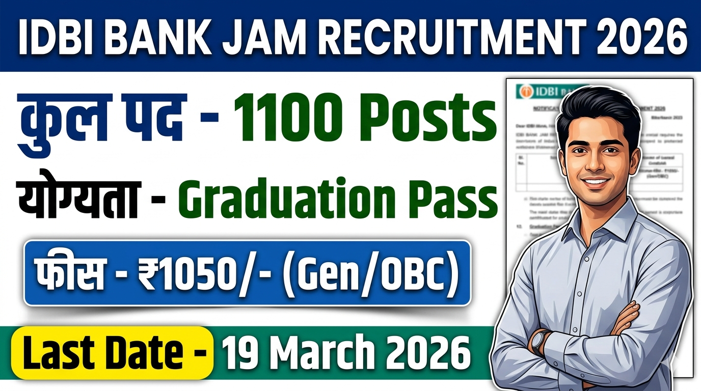 IDBI Bank Recruitment 2026