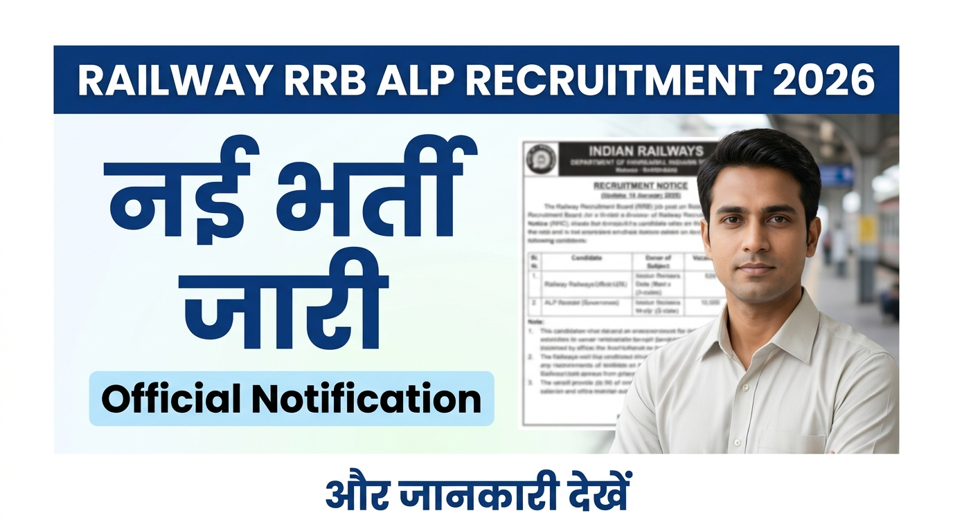 Railway RRB ALP Recruitment 2026