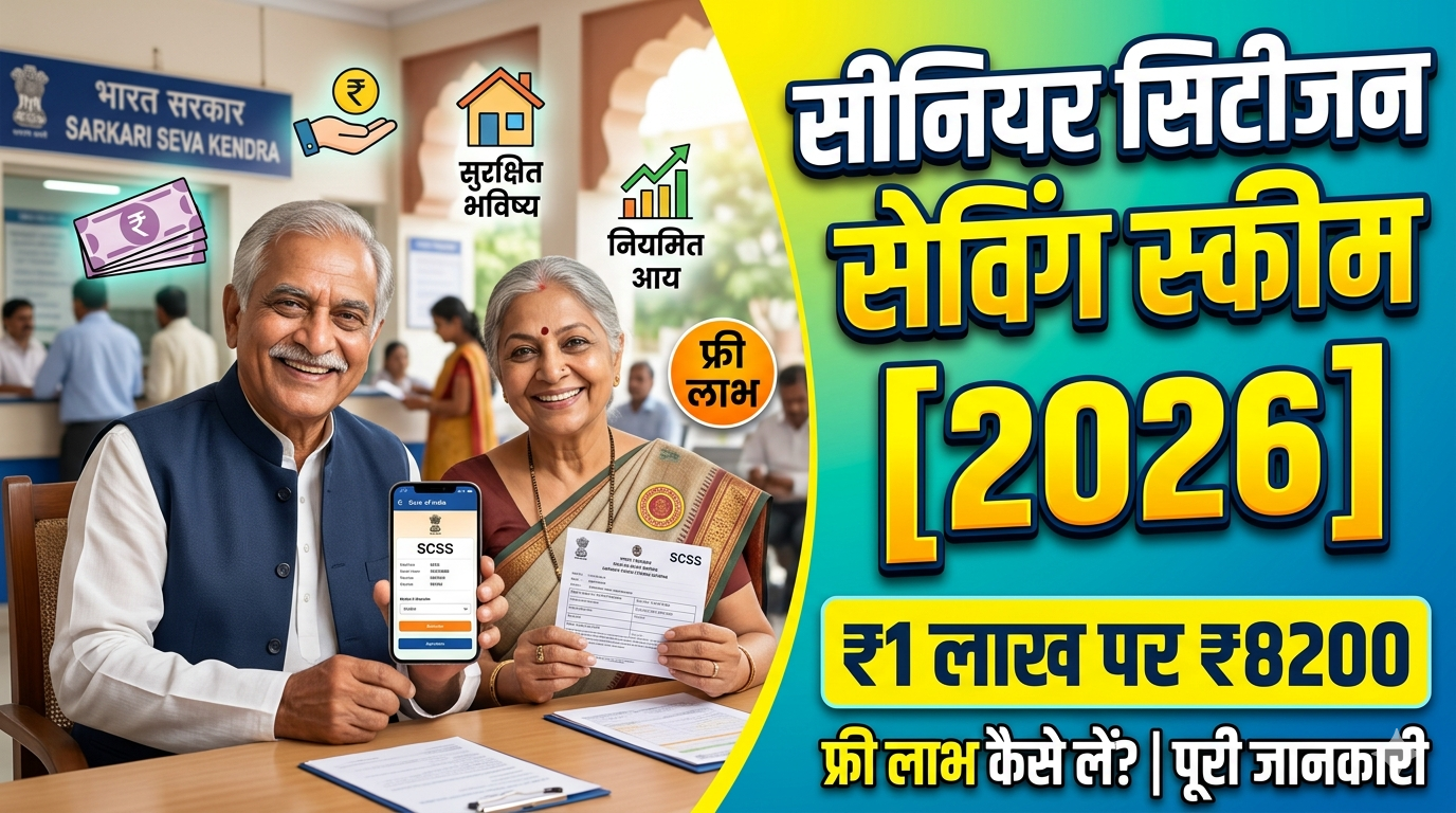 Senior Citizen Saving Scheme 2026 रिटायरमेंट के बाद हर महीने पक्की कमाई और पूरी सुरक्षा, जानें SCSS की पूरी ए-जेड जानकारी