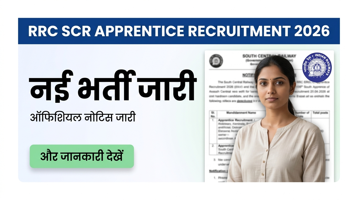 RRC SCR Apprentice Recruitment 2026