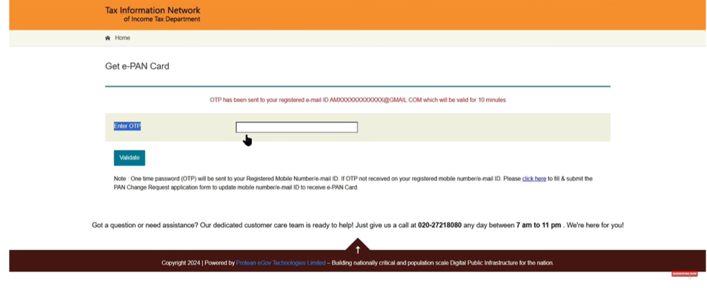 Pan Card Download NSDL Protean Method