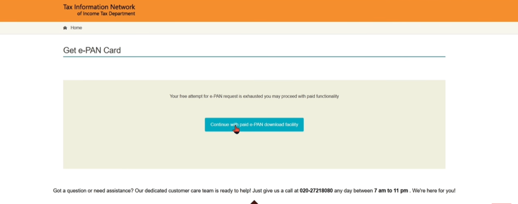 Pan Card Download NSDL Protean Method