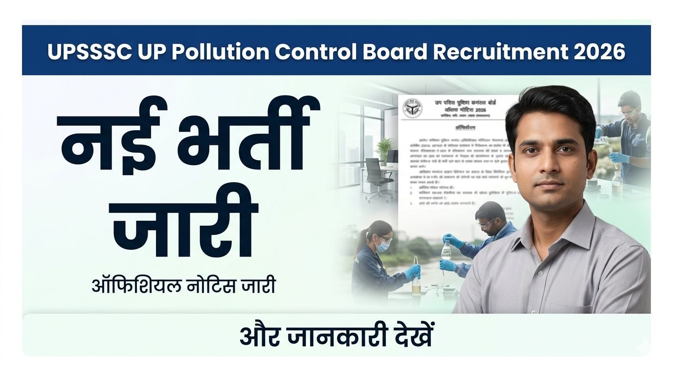 UPSSSC UP Pollution Control Board Recruitment 2026